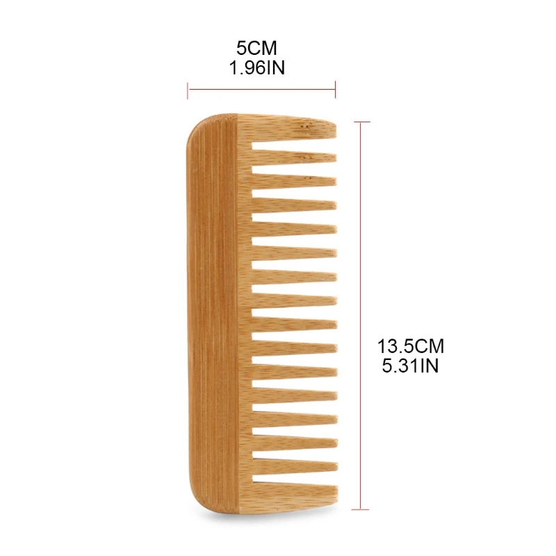 Pente de dentes largos de bamb - Bamboo Toothbrush avaliação e preço