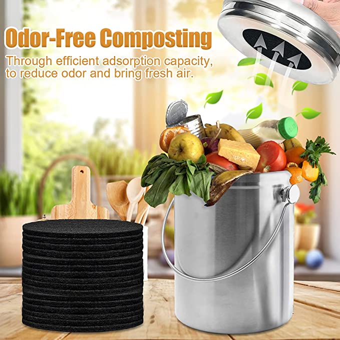 16 peças: filtro para balde de - Compost Bin avaliação e preço