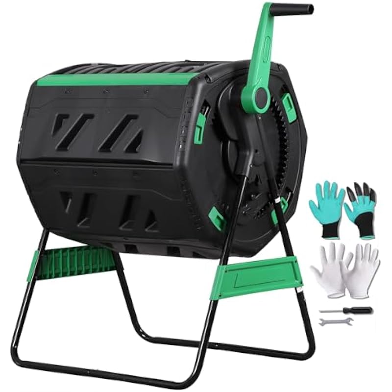 Composteira Rotativa de Duas S - Compost Bin avaliação e preço