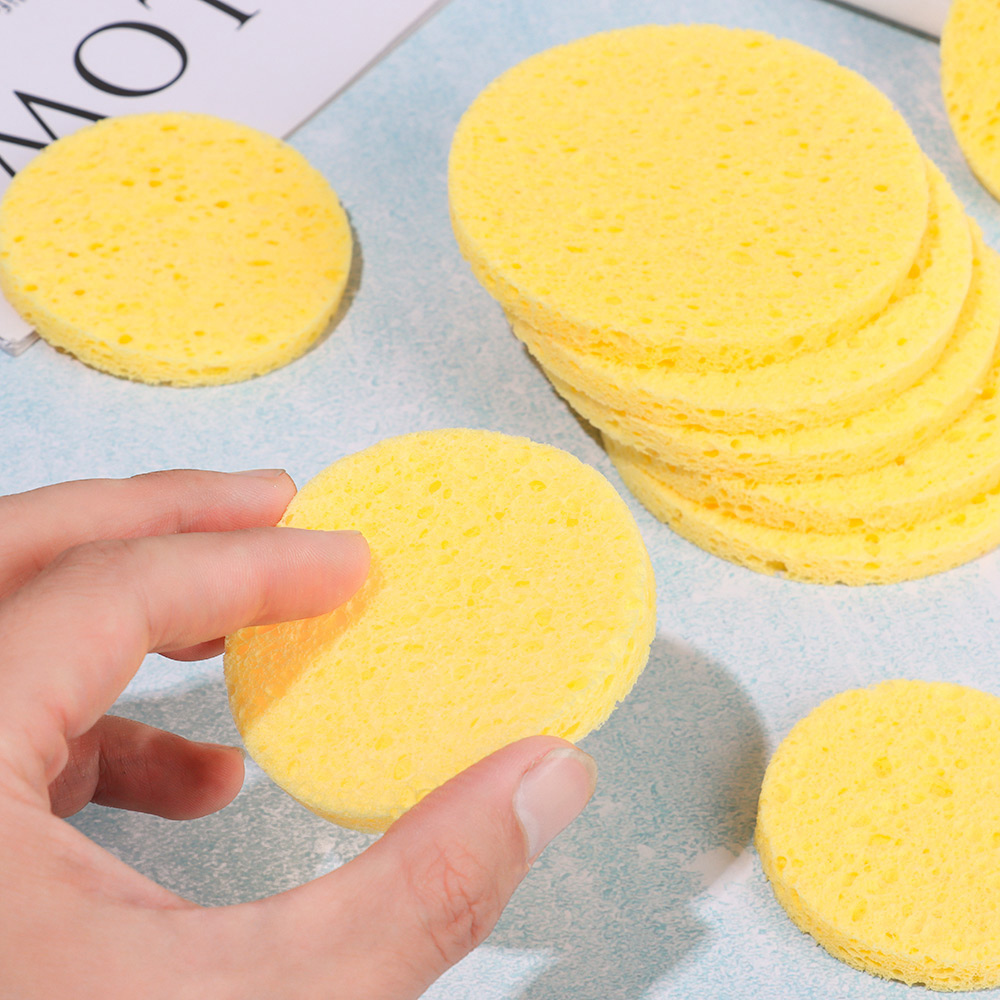 10 pçs 6-9cm rosto amarelo red - Eco Sponge avaliação e preço