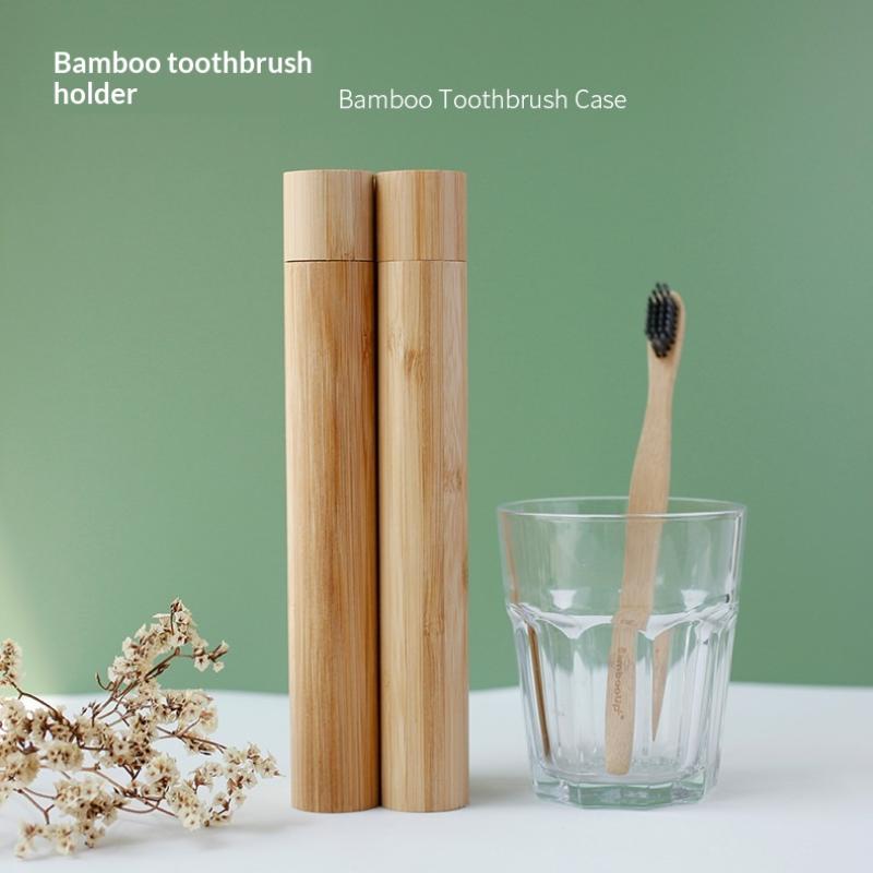 【A】Estojo de escova de dentes  - Bamboo Toothbrush avaliação e preço