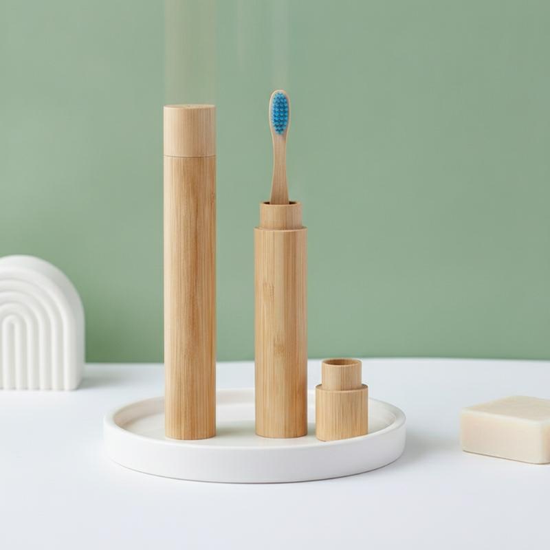 【A】Estojo de escova de dentes  - Bamboo Toothbrush avaliação e preço